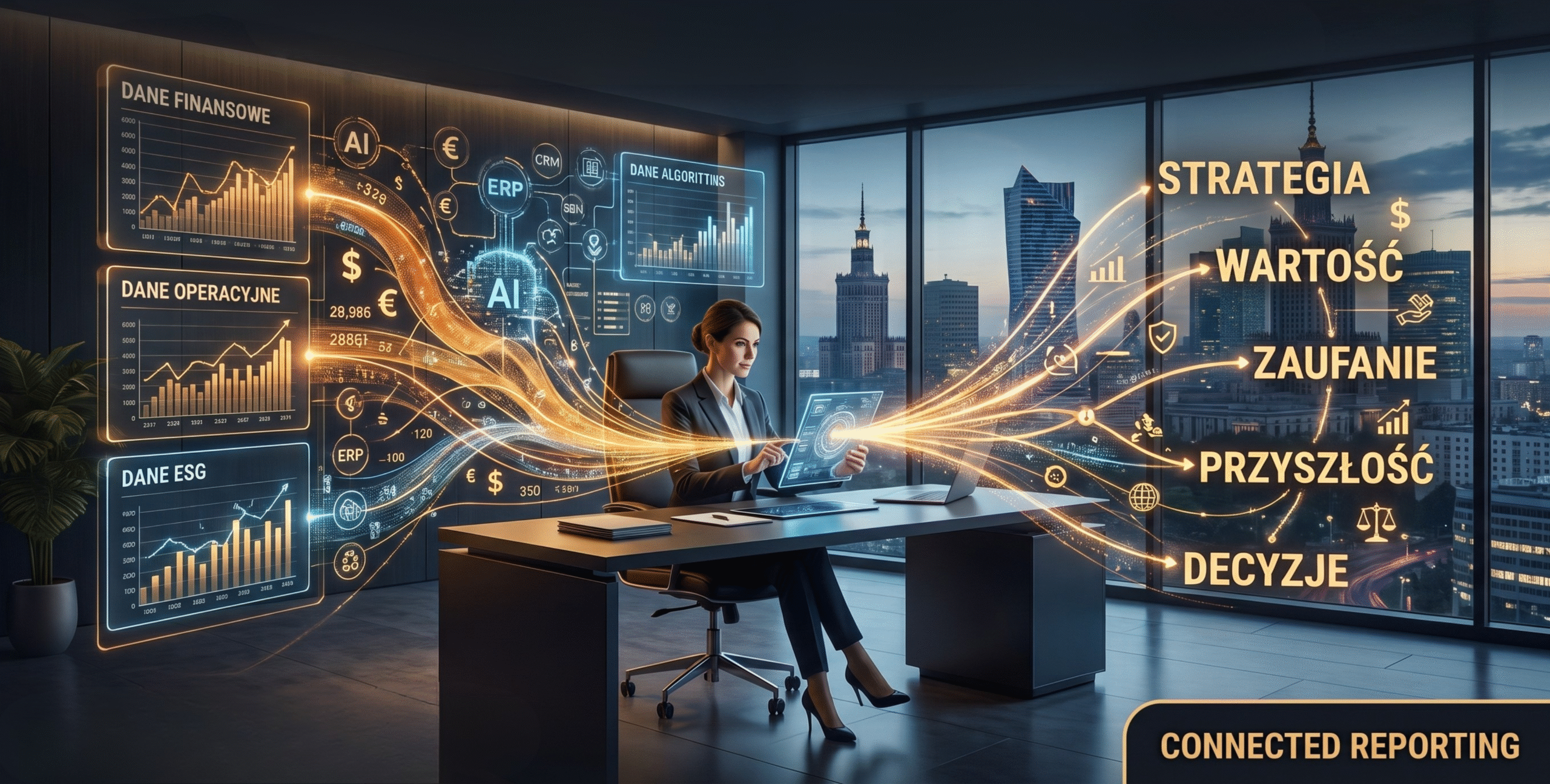 Connected Reporting: from scattered tables to a strategic story. How to show the real value of a company?